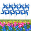 Tsocent 100 Pcs Pinwheels, Dark Blue Color Wind Spinners And Party Favors Gifts For Kids, Outdoor Decorational Pinwheels For Yar