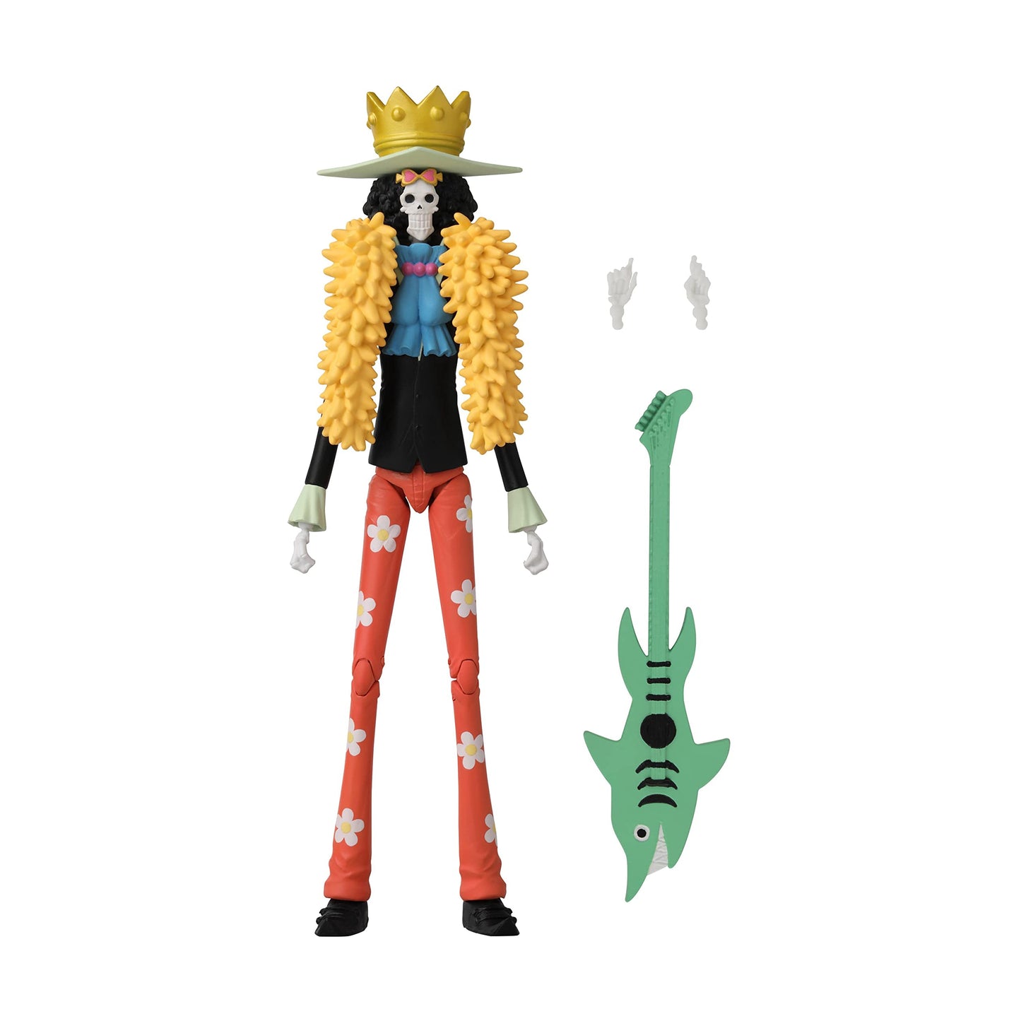 ANIME HEROES Brook Action Figure - One Piece - Acrylic - Model 37006 - Collectible