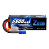 Zeee 4S Lipo Battery 14.8V 6500mAh 80C Hard Case with EC5 Connector Compatible with RC 1/8 1/10 Scale Vehicles Car Trucks Boats