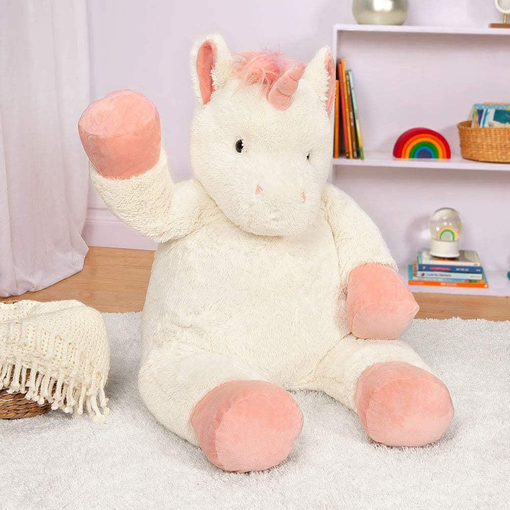 Vermont Teddy Bear Giant Stuffed Unicorn - Giant Unicorn Stuffed Animals, 4 Foot, 48', 4 Ft