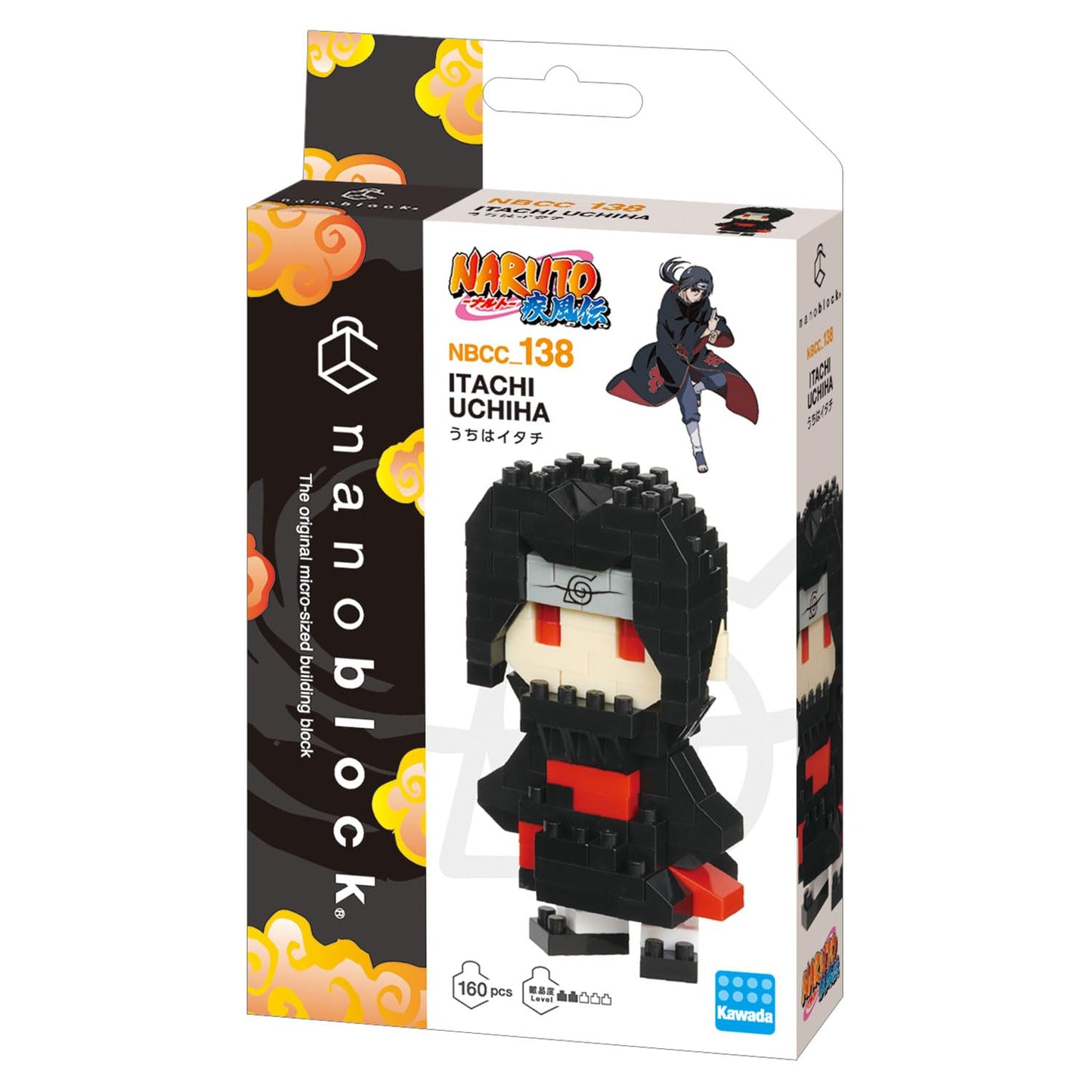 Nanoblock - Naruto Shippuden - Itachi Uchiha, Nanoblock Character Collection Series Building Kit