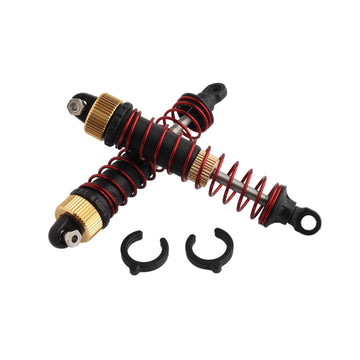 Gdool 2 Pcs Aluminum Alloy Shock Absorber Assembled Metal Oil Filled Shocks 9125 Upgrade Parts 25-Zj03 Lg-Zj03 920-Zj03 For 1:10