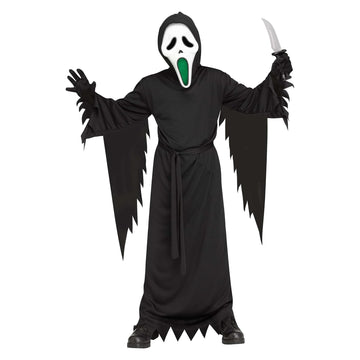 Ghost Face Lu Fade Mouth Child Costume Medium