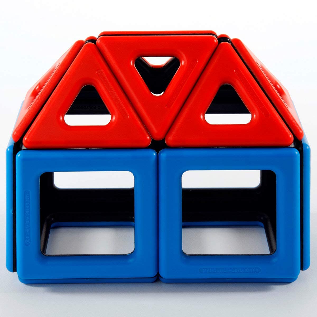 Polydron Kids Magnetic Educational Construction Set - Multicolored - Development Creative Building Kit - Geometry 3D Toy - 3+ Years - Pack Of 32