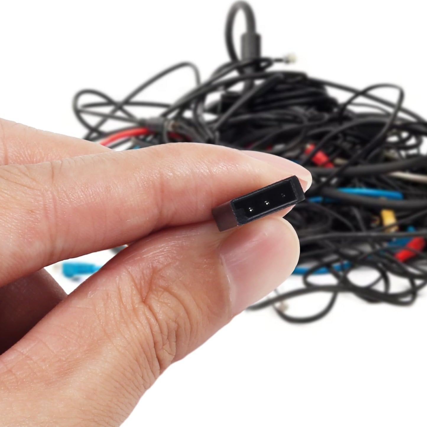 ACEIRMC 10pcs 3-Pin Servo Extension Cable Cord Female to Male Lead Wire Connector JR for RC Car Airplanes Remote Control (50cm)