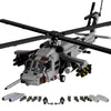 MISINI M7003 UH-60 Black Hawk Helicopter Building Blocks Set 1159 Pieces Military Series Air Force Medium Utility Helicopter 1:35 mature-themed Collection Toy Gift Model Aircraft