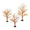 Department 56 Halloween Accessories For Villages Orange Bare Branch Trees
