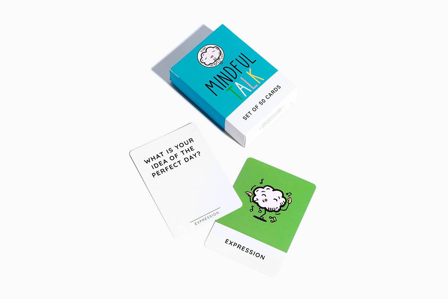 The School Of Mindfulness- Mindfulness Game For Kids: Mindful Talk Cards For Children And Parents- For Authentic And Meaningful