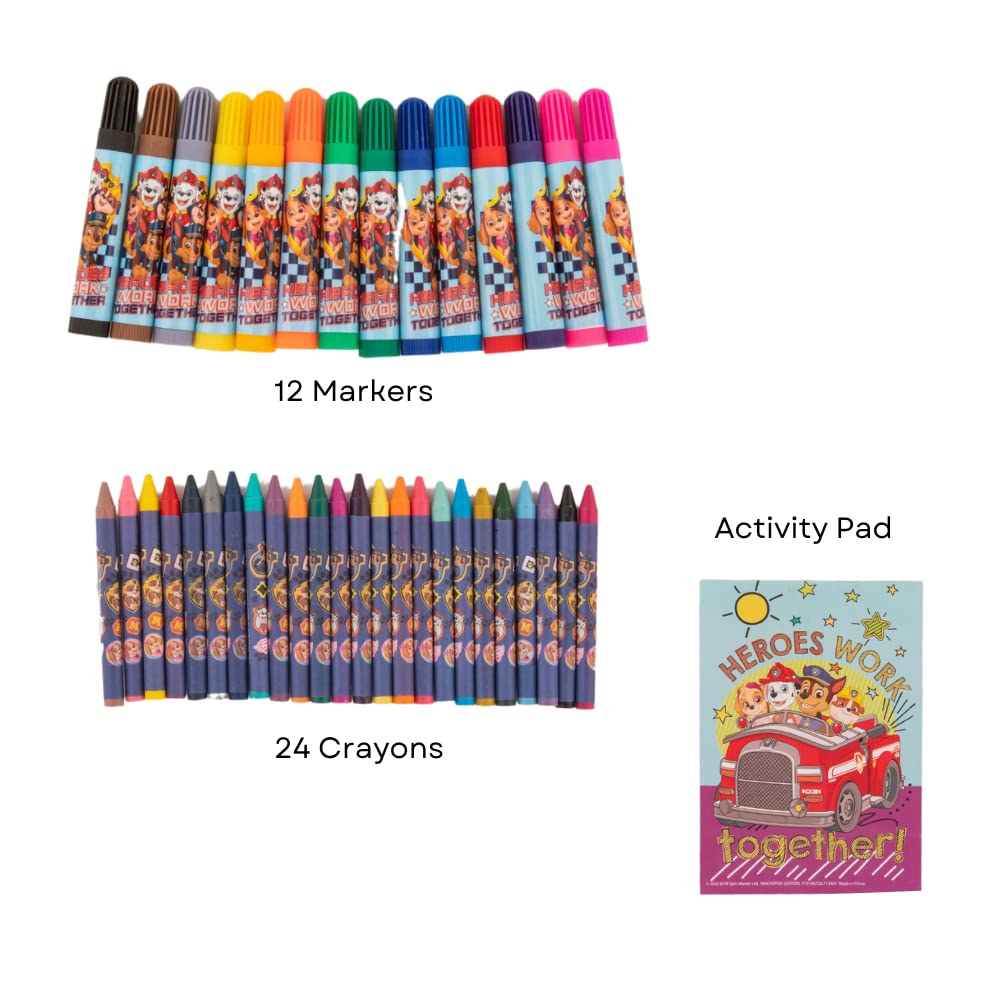 Paw Patrol Creative Coloring Canvas Painting And Activity Set For Kids, 1000+ Pcs
