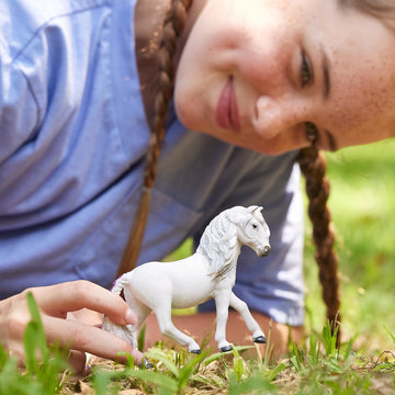 Schleich Horse Club Realistic Island Pony Mare Horse Figurine - Island Pony Mare Horse Action Figure Toy for Boys and Girls, for