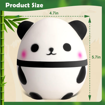 Jumbo Squishies Panda Squishy Toys - 2 Pack Kawaii Cute Panda Squishy Slow Rising Cream Scented Squishies Jumbo Stress Reliever Toys For Boys And Girls Birthday Party Supplies