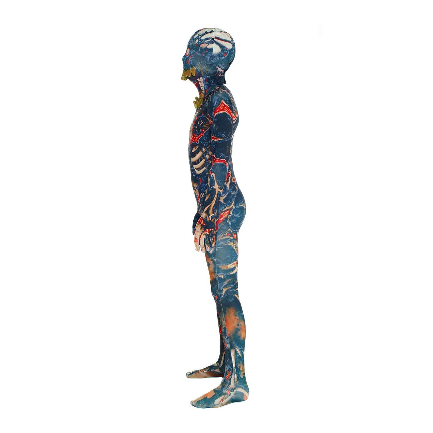 Morphsuits Kids Burnt Zombie Monster Costume - Large 4'-4'6 / 10-12 Years