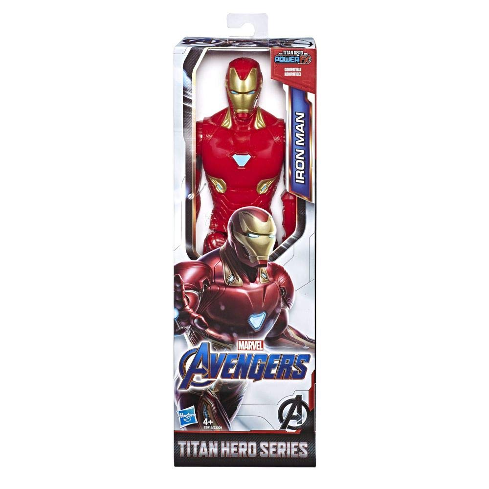 Marvel Avengers: Endgame Titan Hero Series Iron Man 12'-Scale Super Hero Action Figure Toy With Titan Hero Power Fx Port