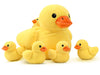 Pegmapri 14 Yellow Duck Stuffed Animal with Babies Ducky Plush Playset with Zipper Pocket 5pcs Ducklings Toys Plushie Birthday Gift for Kids Boy Girl