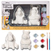 Disney Winnie The Pooh DIY Paint Your Own Figurines Arts and Crafts Set for Girls and Boys - Winnie The Pooh & Eeyore