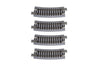 Kato USA Model Train Products Unitrack, 282mm (11'') Radius 15-Degree Curve Track (4-Piece)