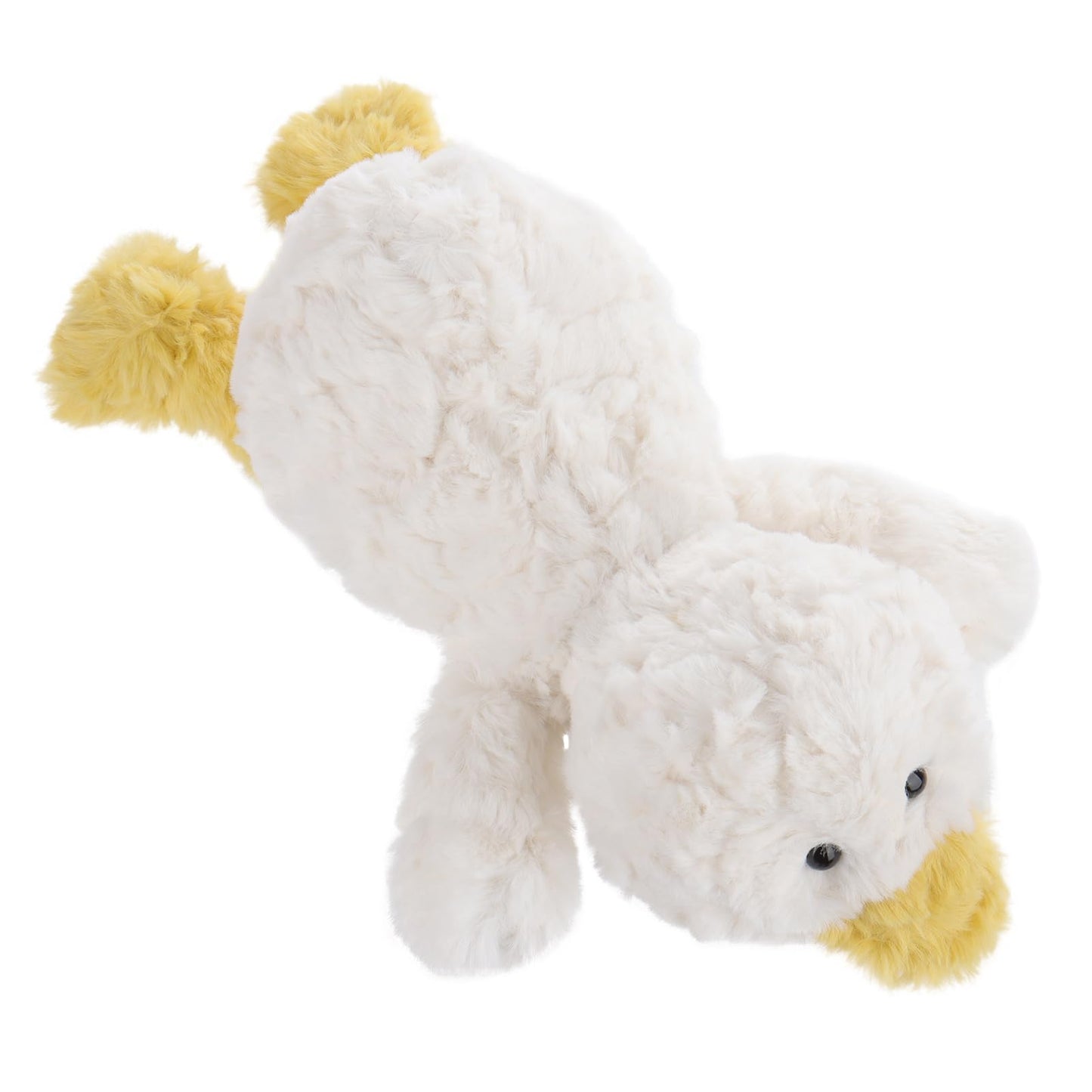Apricot Lamb Toys Plush Yellow Lying Duck Stuffed Animal Soft Cuddly Perfect For Kids 11 Inches