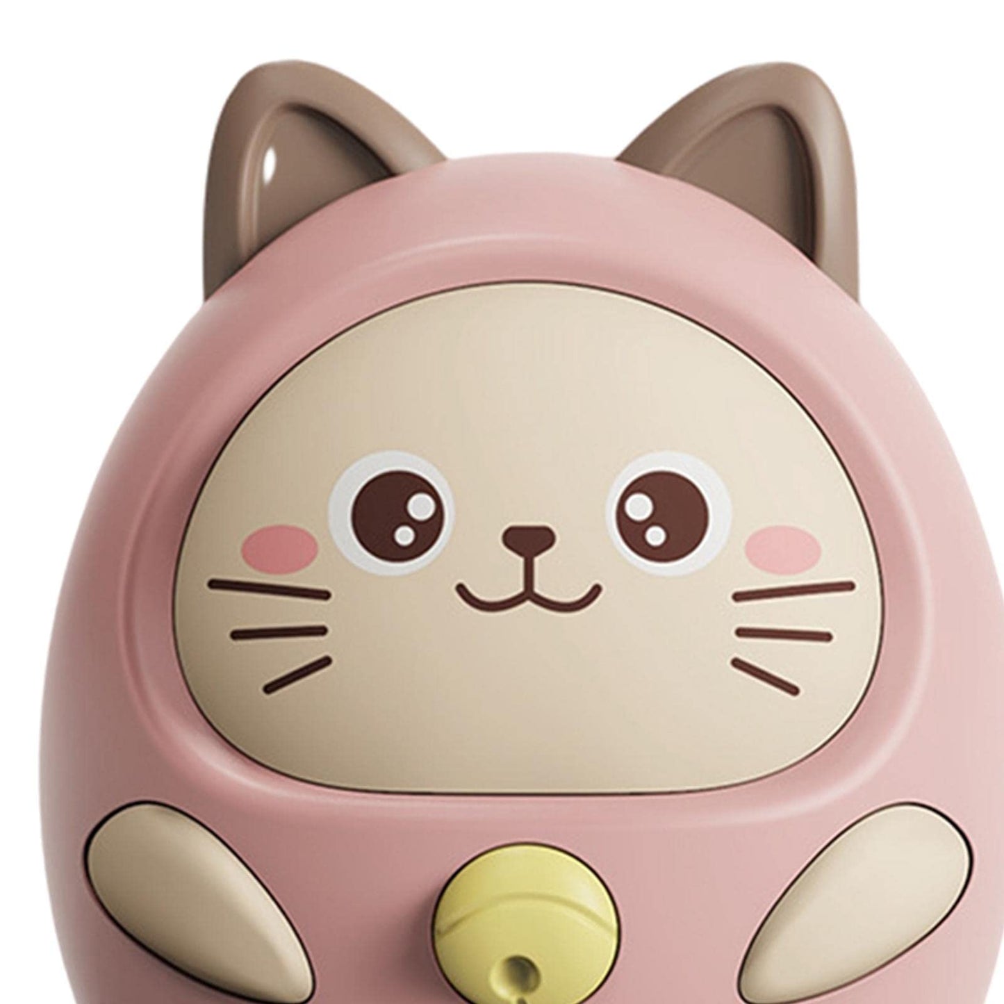 Trendivibe Cute Kitten Baby Tumbler Toys Music Interactive Boy Girl Birthday Gifts Pink| Baby Learning Toy | Infant Activity Toy