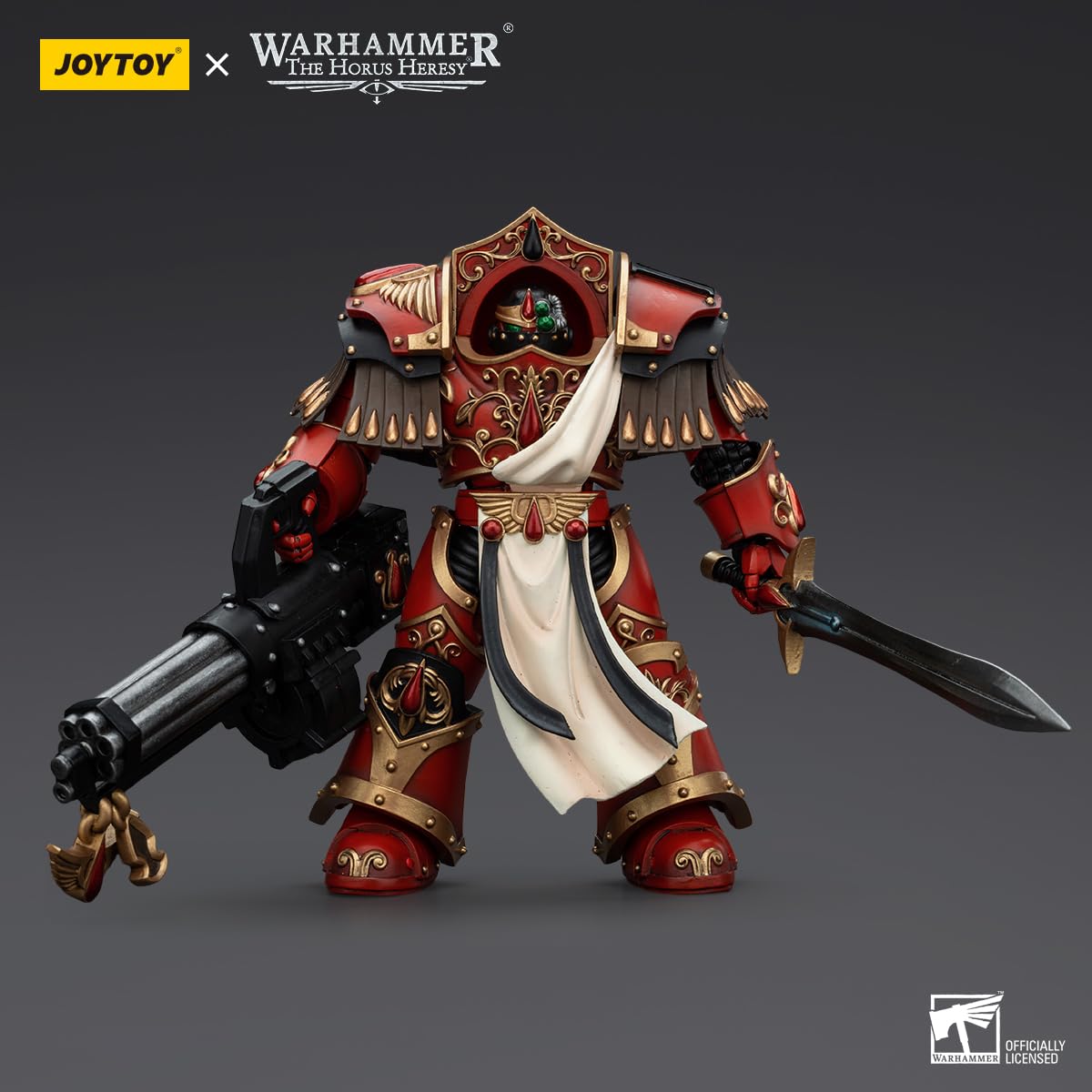 Beerise Joytoy 1/18 Action Figures - Warhammer The Horus Heresy Blood Angels Crimson Paladins Squad Crimson Paladin With Iliastu