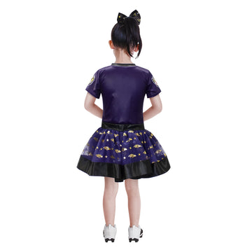 Modern Hero Baltimore Ravens Girl'S Nfl Mvp Tailgate Tutu Dress Costume, Size Medium