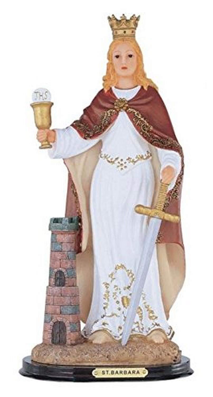 Stealstreet Ss-G-312.11 Saint Barbara Santa Holy Figurine Religious Decoration Decor, 12'