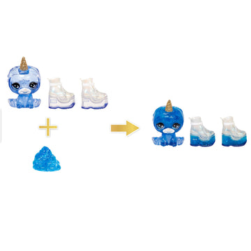 Rainbow High Skyler, Blue With Slime Kit & Pet, 11' Shimmer Posable Fashion Doll With Diy Sparkle Slime, Magical Yeti Pet, Fun Play Accessories. Great Toy Gift For Girls Kids Ages 4-12 Years