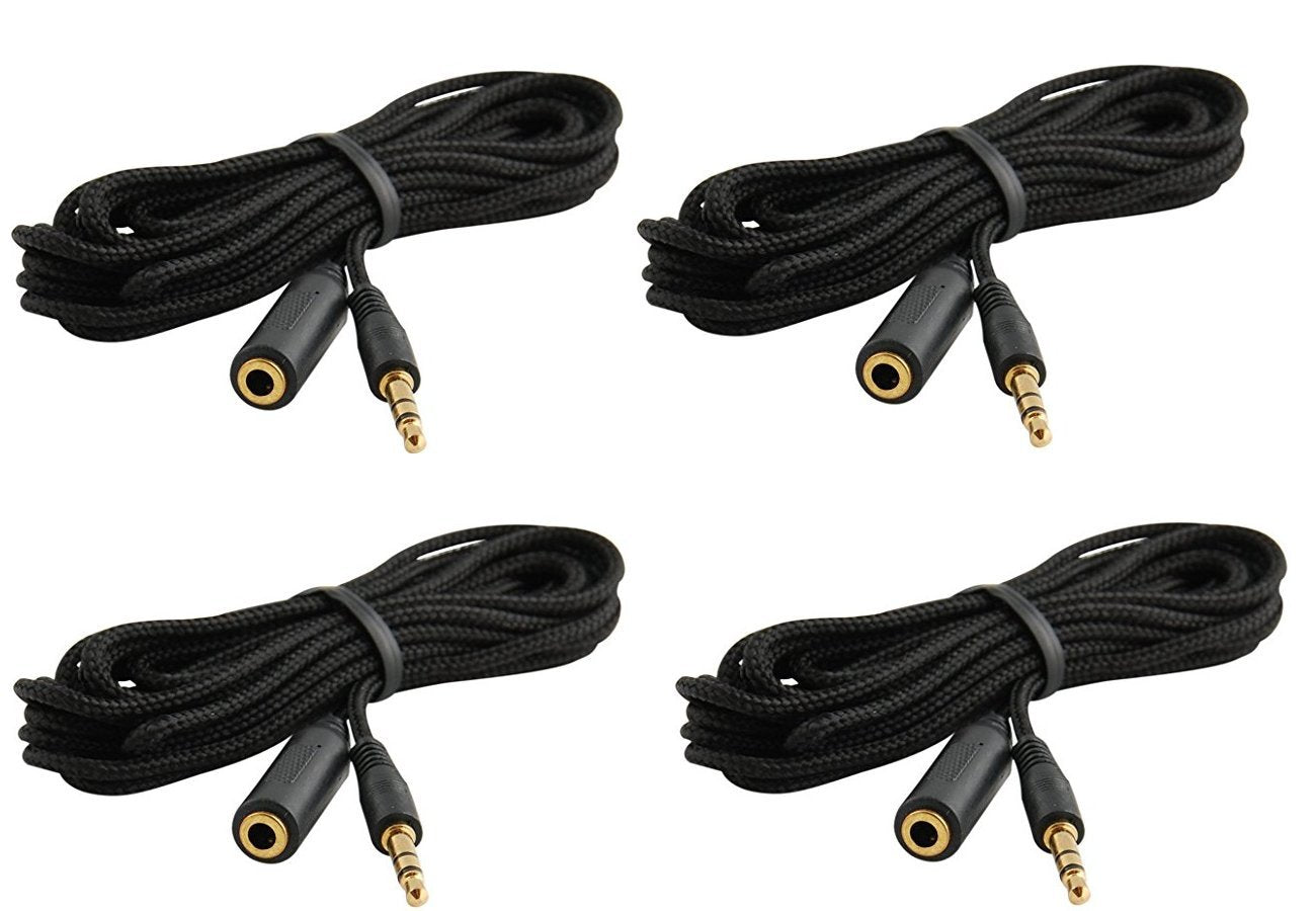 Trebisky Quiz Answer Game Buzzer Standalone System W/Led Light Buttons 15Ft Extension Cables (4-Pack Extension)