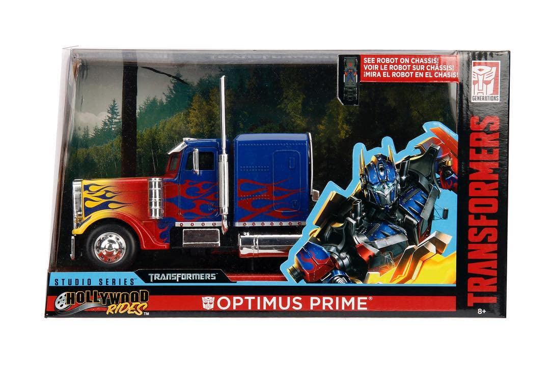 Jada Toys Transformers Optimus Prime, 1:32 Scale Hollywood Rides