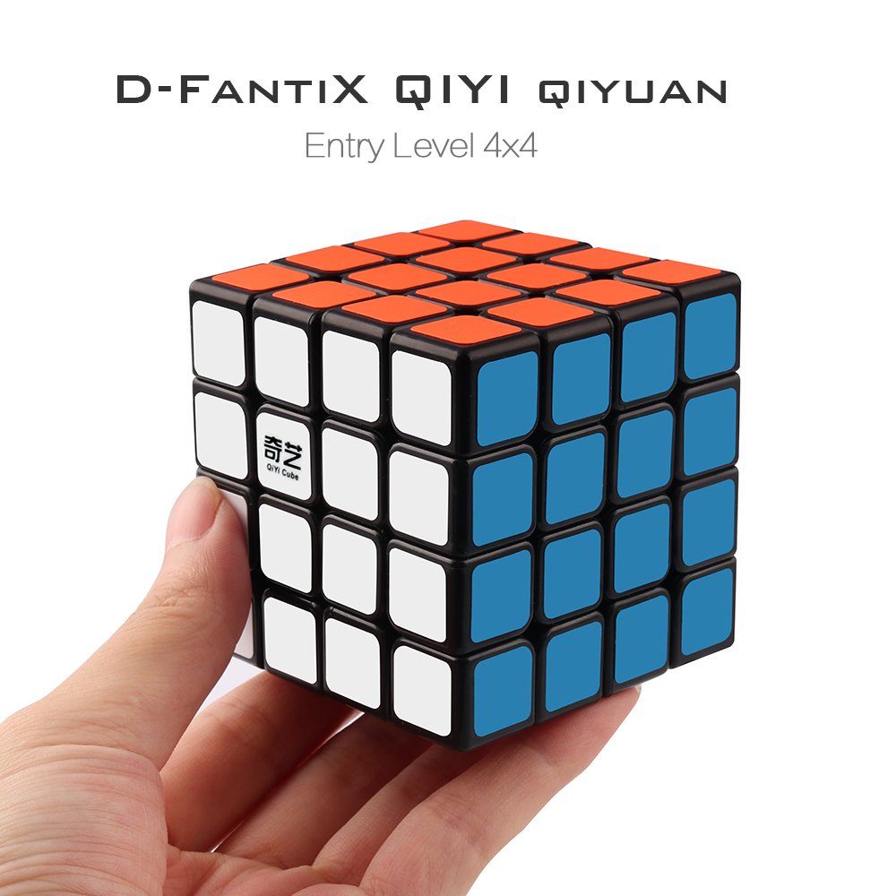 D-Fantix Qiyi Qiyuan W 4X4 Speed Cube 4X4X4 Magic Cube Puzzle Toys Educational Gifts For Kids