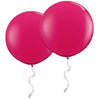 Oupking Giant Thick Balloons 36 Inch Magenta Big Round Latex Balloons 6 Packs For Party Decorations