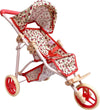 Baby Doll Stroller For Dolls | Play Toy Doll Stroller For Toddlers 3 Year Old Girls Gift | Push Pram Baby Stroller For Dolls, Babydoll Stroller Jogger Baby Carriage For Dolls (Quality Floral Print)