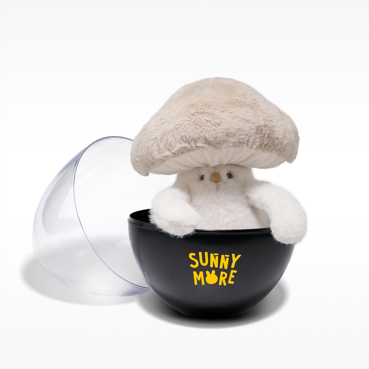 Sunnymore Mushmello Mushroom Plush Toy, 11 Inches, Classic Gifts For Children And Adults (Egg-Shoped Gift Case)