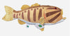 Adore 17' Smallie The Smallmouth Bass Fish Stuffed Animal Plush Walltoy Wall Mount