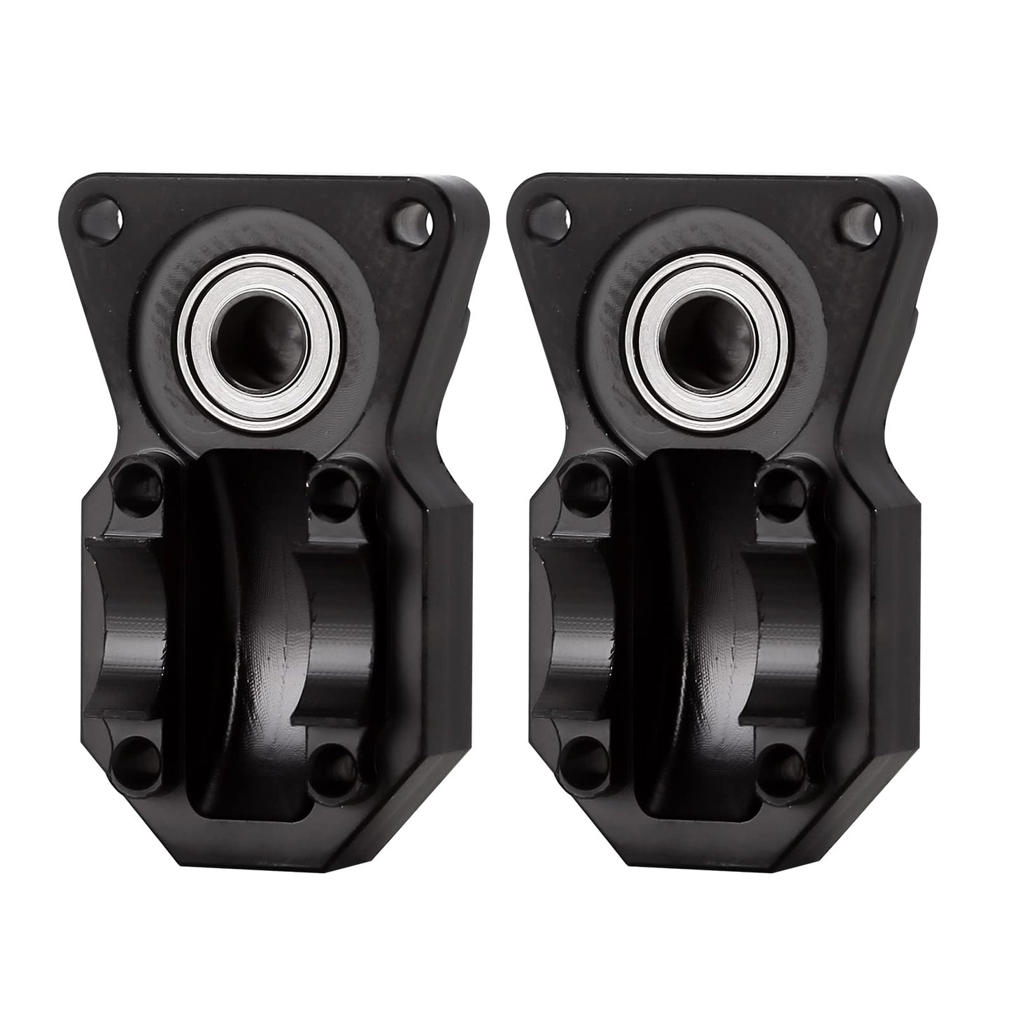 INJORA Brass Diff Cover for Front and Rear Axles Black Coating Finish Diff Cover for Axial SCX24 Bronco Deadbolt C10 JLU Gladiat