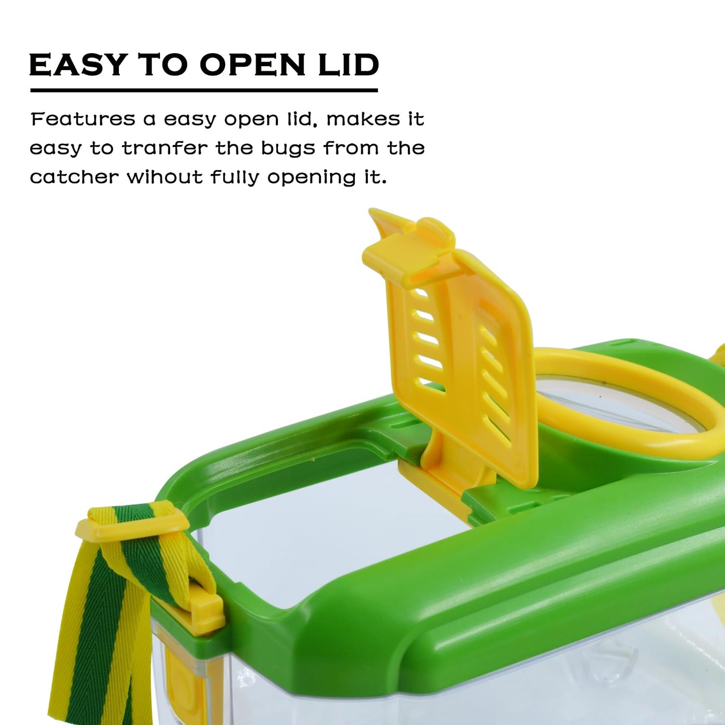 Pomiku Bug Collection Box With Magnifying Glass For Kids, 2Pcs Bug Habitat For Boys And Girls Age 3 4 5 6 7 8, Green