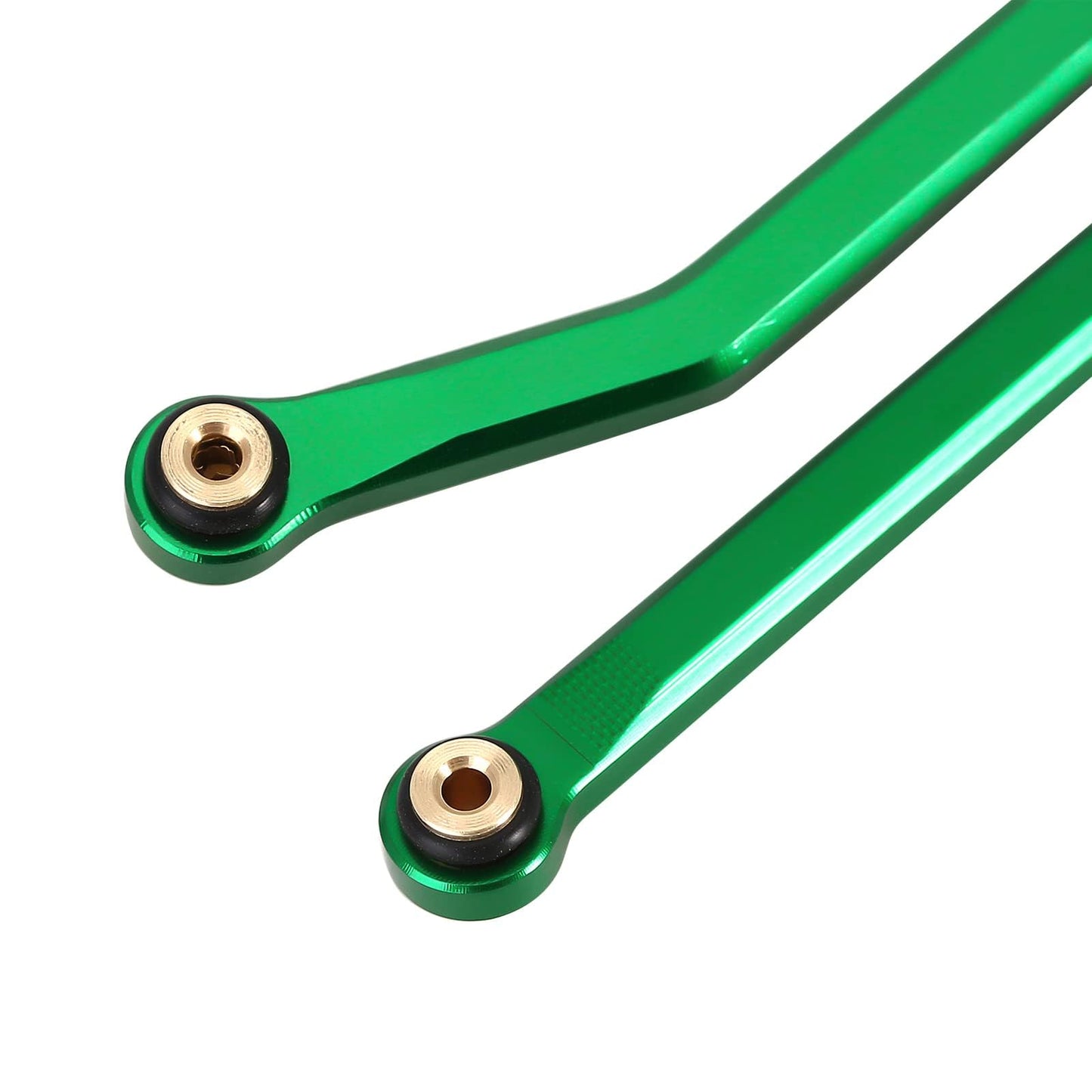 Injora High Clearance Chassis Links Set For Scx24 C10 Jlu Bronco Base Camp 4Runner Axial 1/24 Rc Crawler Car (Green)