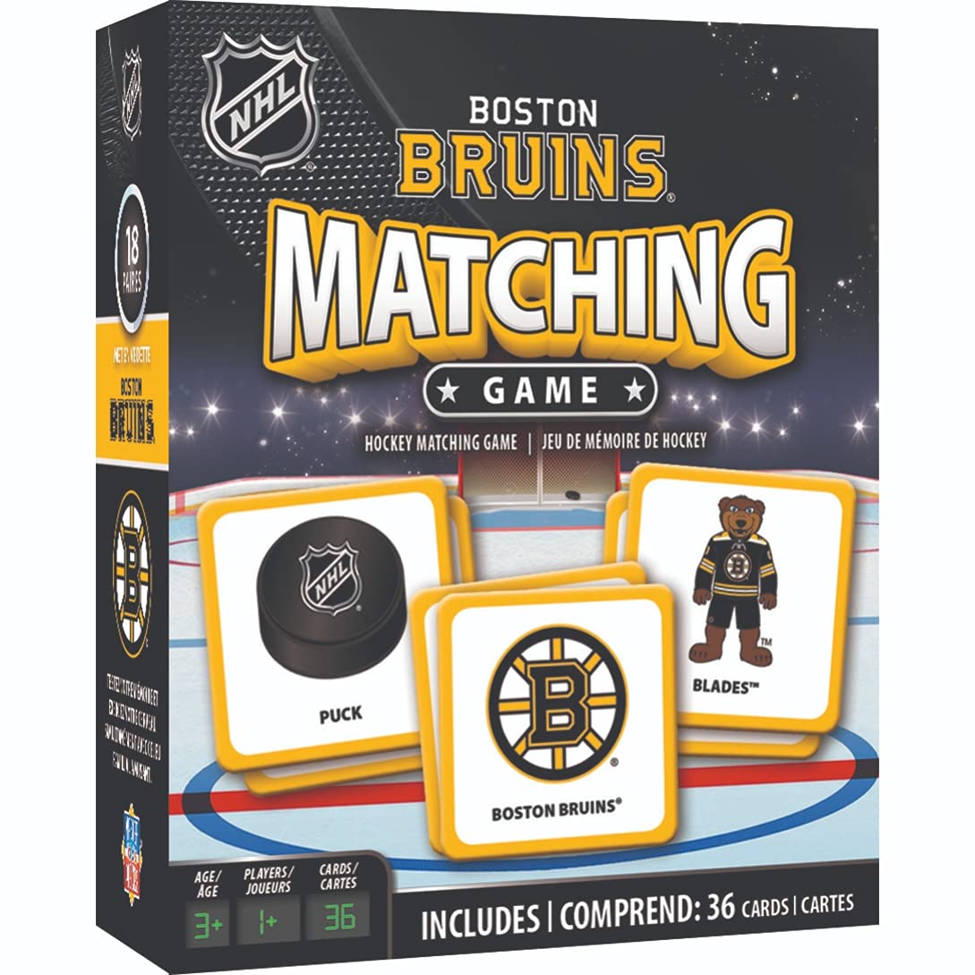 Boston Bruins Matching Game