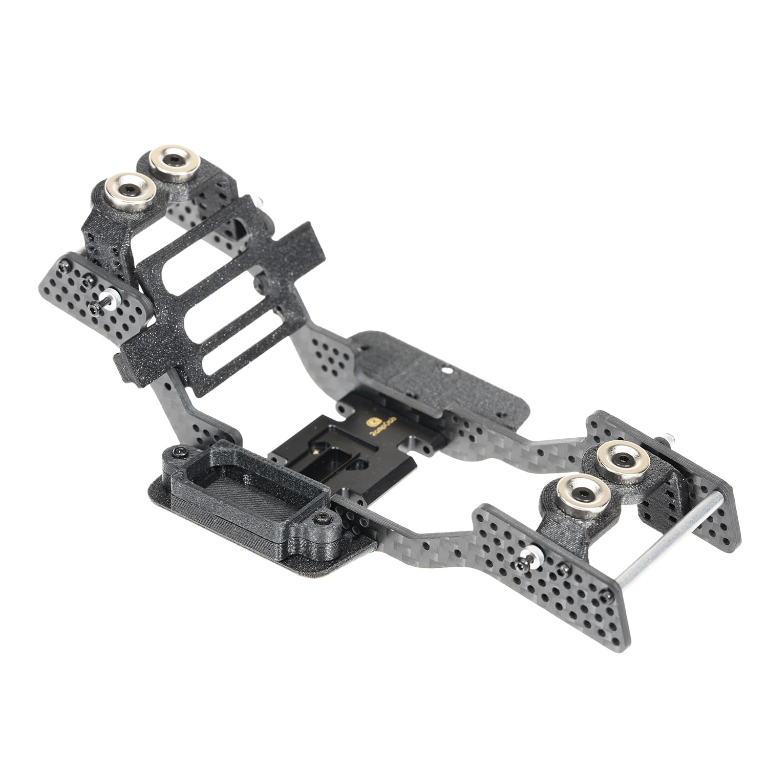 RampCrab SCX24 Carbon Fiber Chassis Kit, 7° Angled Skid, LCG