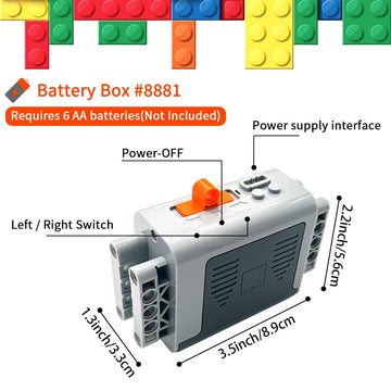 10-In-1 Motor Kit Compatible With Lego Technic, Motor Set With Powerful Motors, Advanced Control Functionality, Ultimate Compati