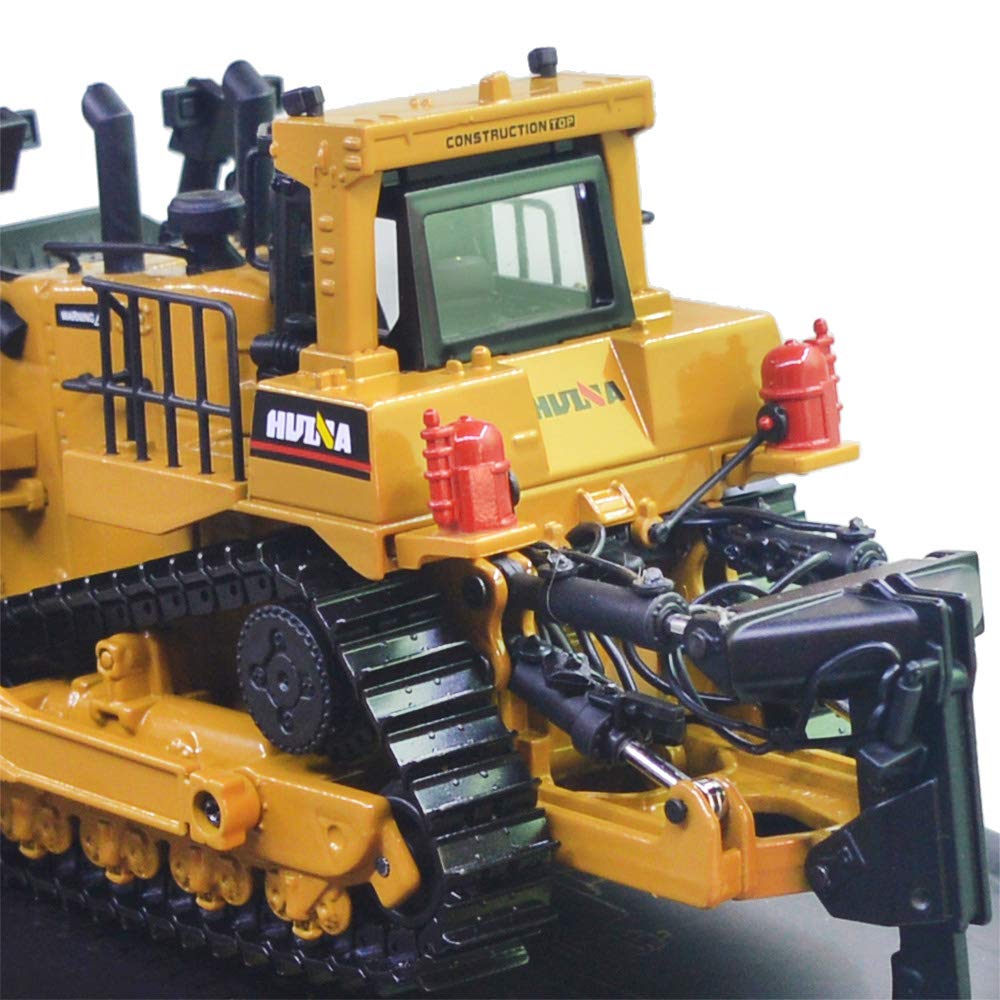Ailejia 1/50 Scale Diecast Truck Alloy Models Bulldozer Vehicle Construction Vehicle Model Engineering Car Toy boy Gift (Bulldoz
