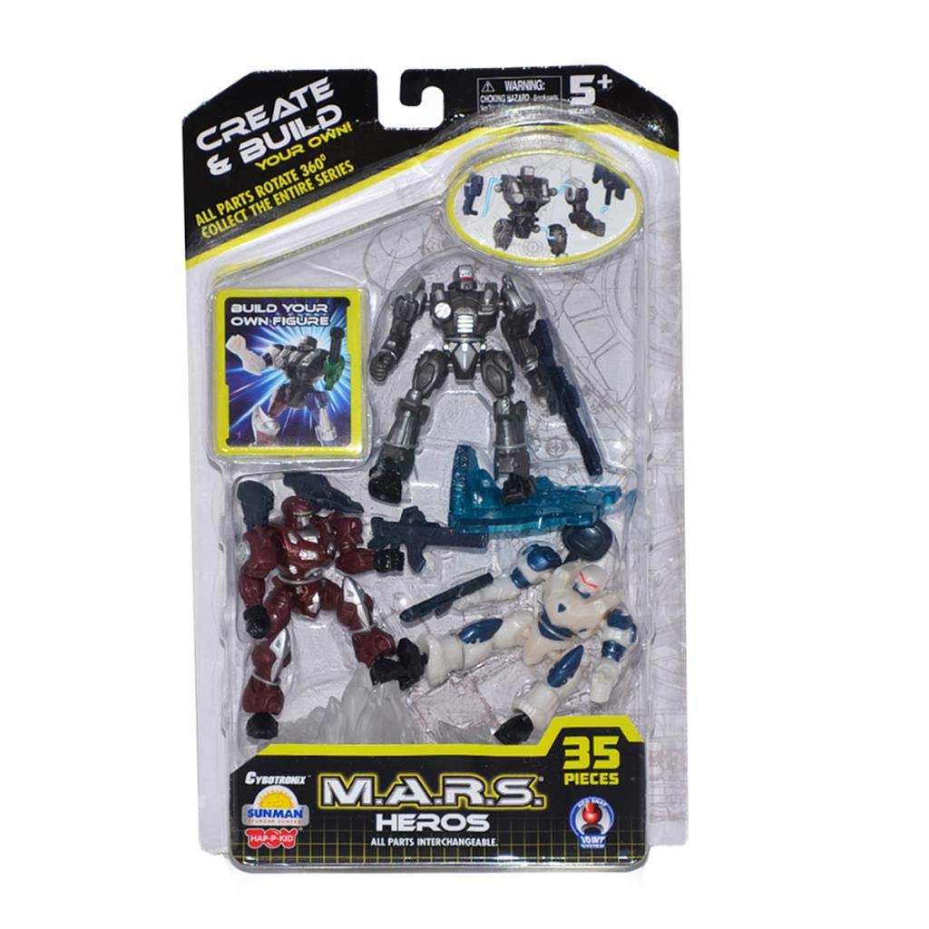 Cybotronix M.A.R.S. Heroes Darkbeat-Frosty Action Figure 3.5" Dark Model 5885142