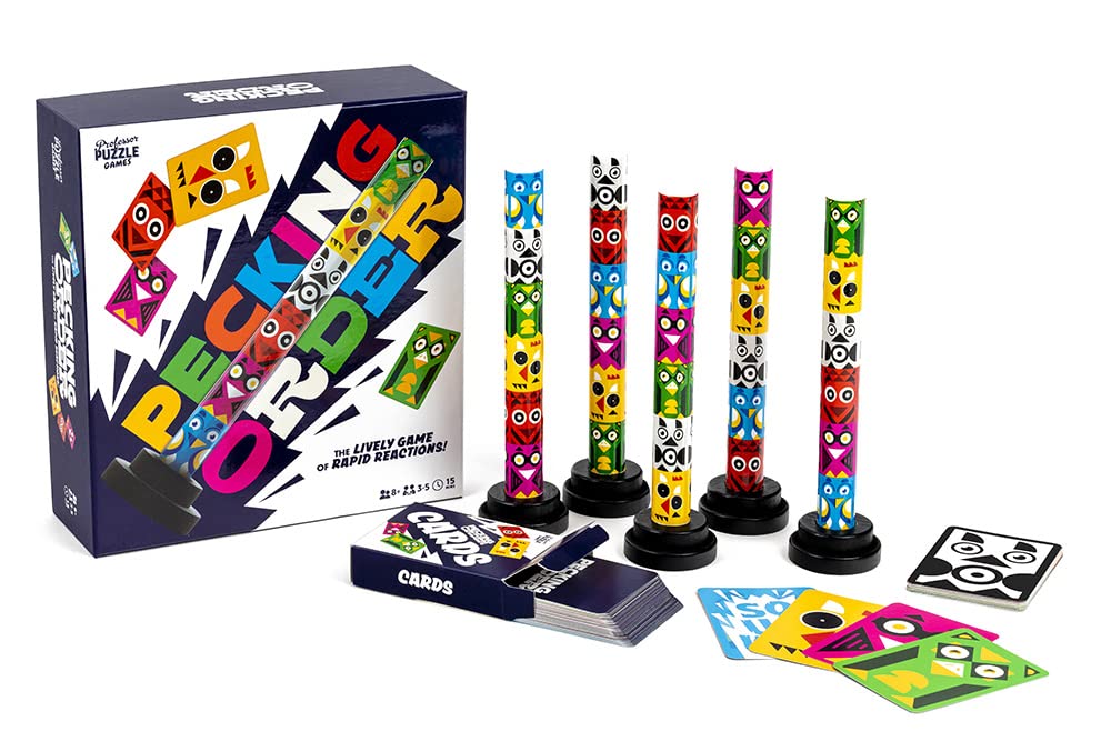 Professor Puzzle Pecking Order - The Lively Game Of Rapid Reactions For The Whole Family.