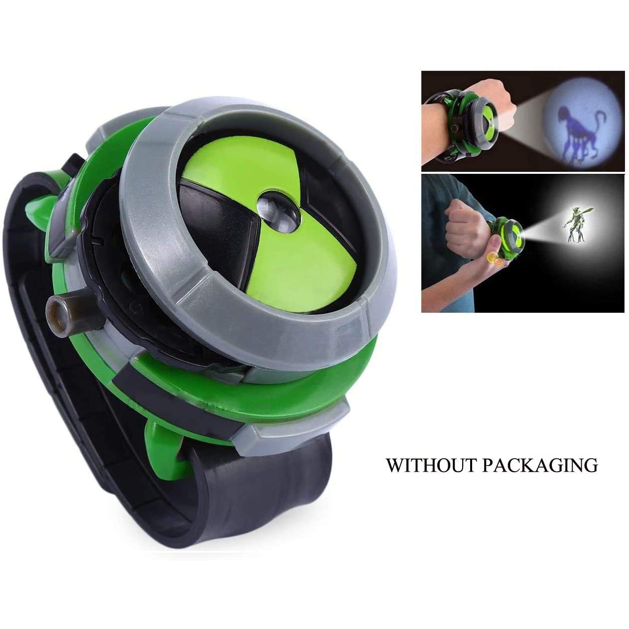 Grostmend Ben 10 Watch Toys Ben 10 Omnitrix Watch For Kids Ben Ten Ultimate Alien Projector Watch Games Action Figure Birthday G