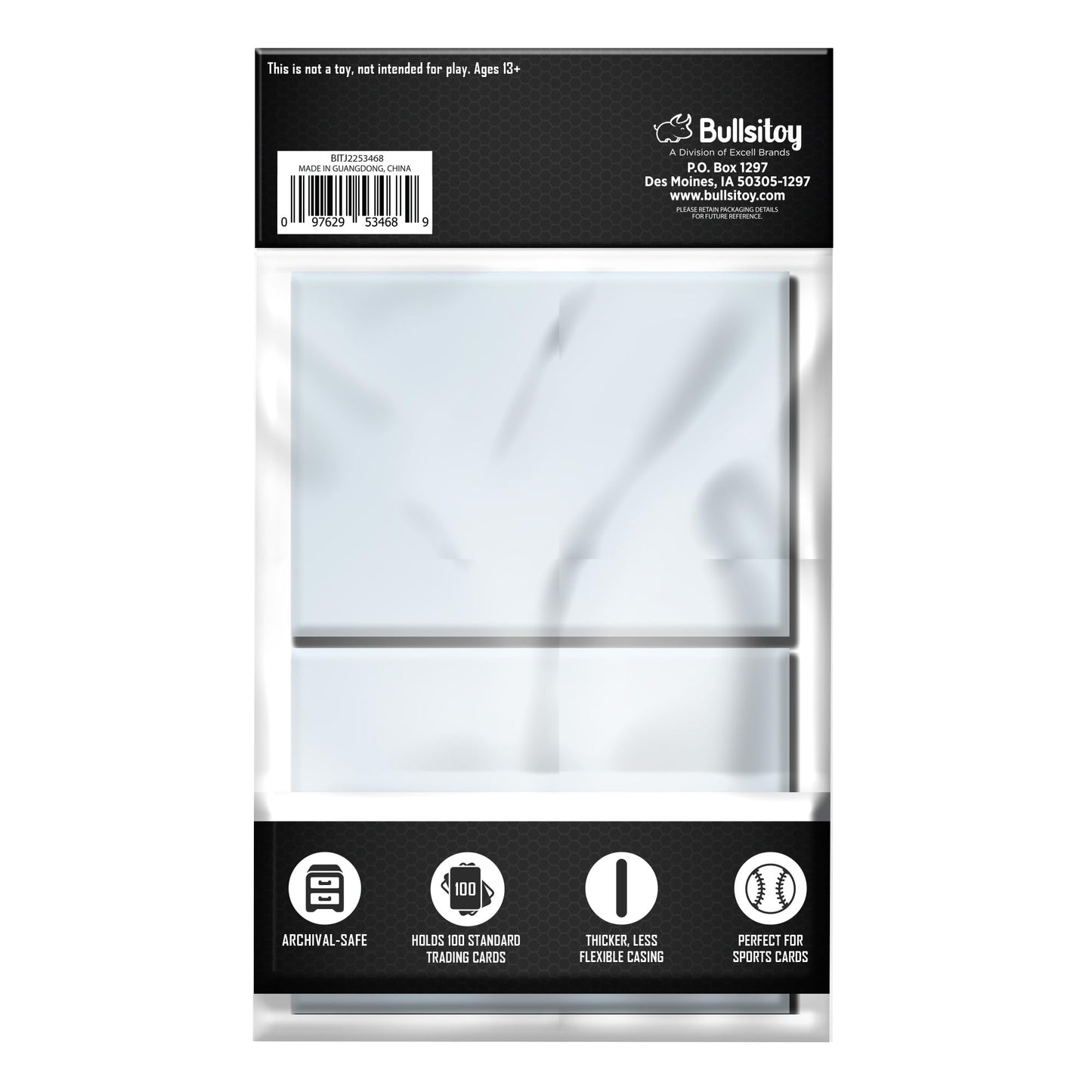 Cardguard Premium Card Sleeves, 100 Count, Clear