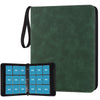 GERMUN 720 Card Binder enhanced Trading Card Binder 9 Pocket Double Sided Pocket PU Card Collection Binder Collector Card Album Card Folder for MTG TCG Sports Cards Game Cards (Dark Green)