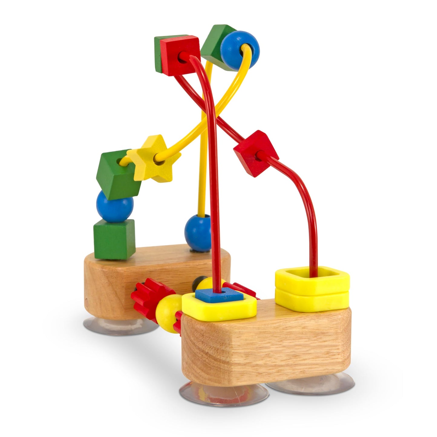 Melissa & Doug First Bead Maze - Wooden Educational Toy For Floor, High Chair, Or Table Infant Maze Toy, Bead Toys For Toddlers And Babies