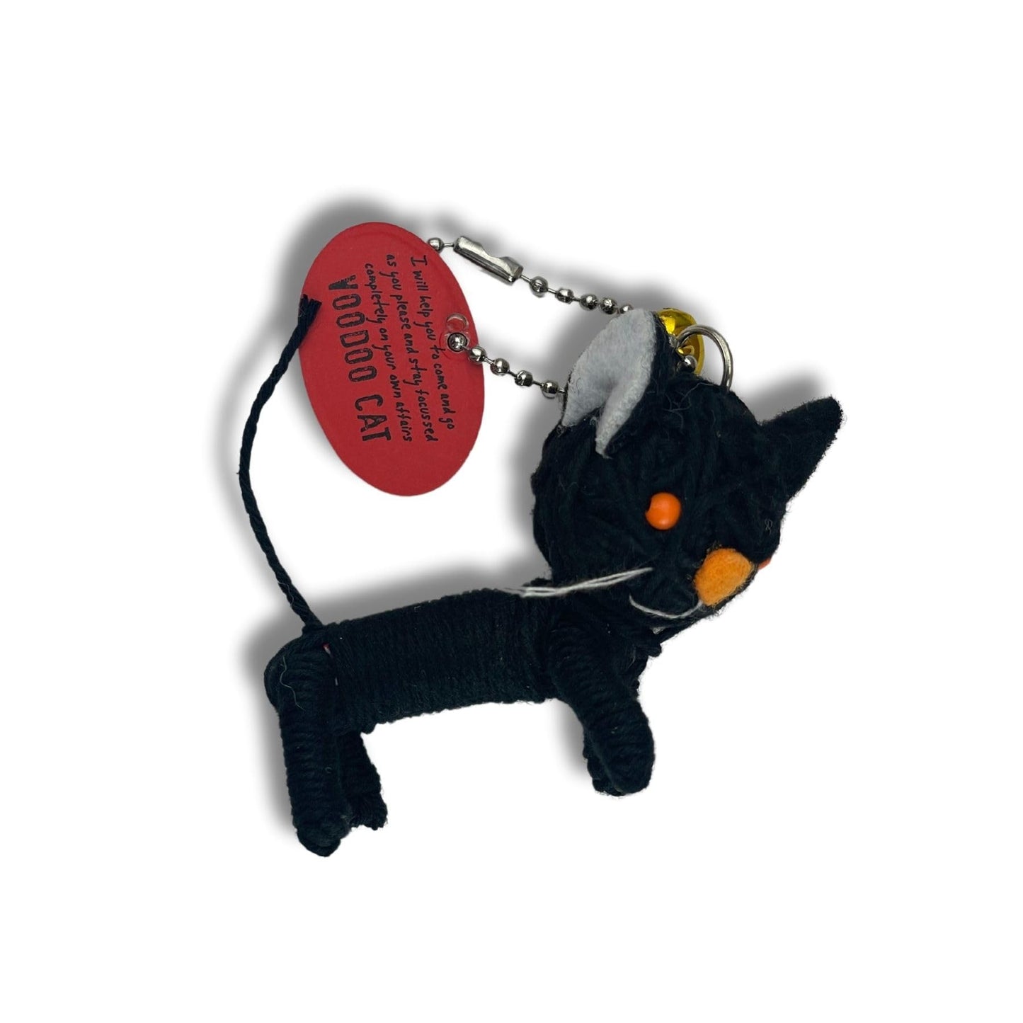 Watchover Voodoo 3-Inch Voodoo Cat Keychain - Handcrafted Gift To Bring Good Luck And Positivity Everywhere You Go