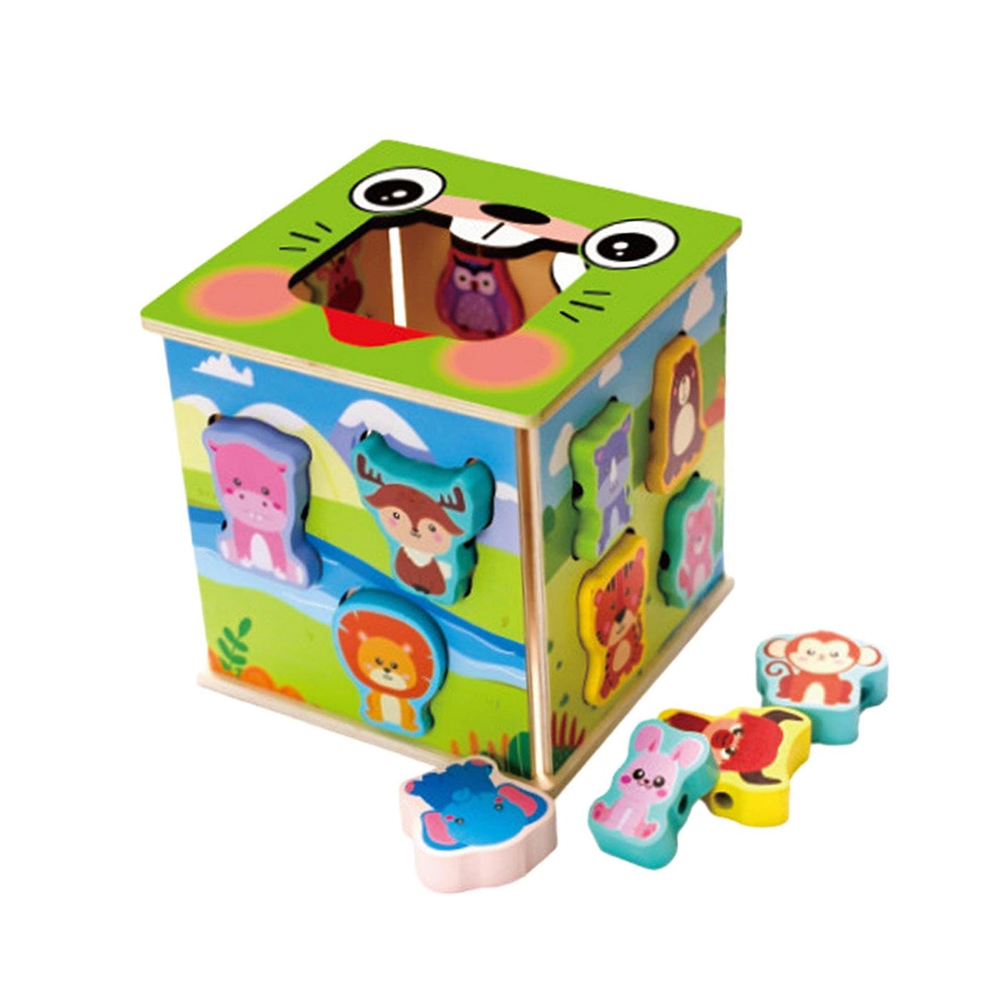 Styleheaven Shape Sorter Toy Interactive Fine Motor Skills Developmental Montessori Toys Animal