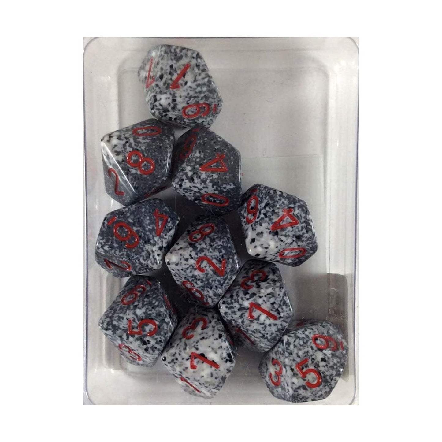 Chessex Manufacturing 25120 Granite Speckled - Ten Sided Die D10