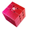Cuberspeed gan Mirror Cube red UV Coated Speed Cube Fuchsia Red Gan Mirror Blocks Magnetic Cube Puzzle
